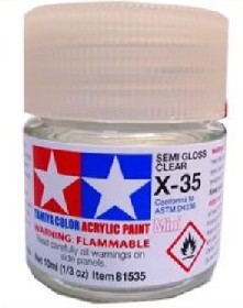 Tamiya Semi Gloss Clear Acrylic Finish (10ml Bottle)